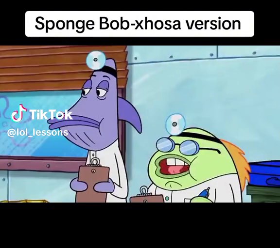 Sponge Bob Xhosa Version TikTok Video