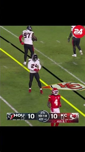 Texans Defense Comes Up HUGE on 4th Down Stop vs Chiefs! 🔥🛑