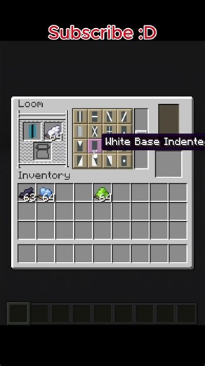 How to make a Sheep banner in Minecraft #minecraft #minecraftbannerdesigns #shorts