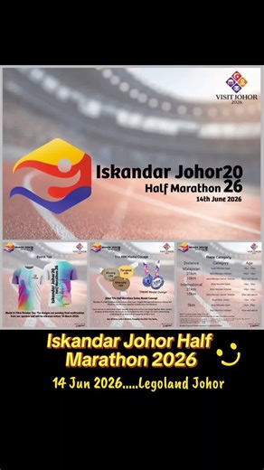 Iskandar Johor Half Marathon 2026: Daftar Sekarang!