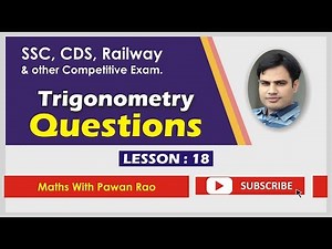 SSC CGL Mians Question 17 FEB 2017 ( LESSON -18 ) In Hindi & English - Problems & Solutions