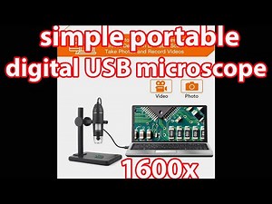 simplest portable digital usb microscope 1600x