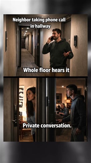 The Hallway Echo Phone Call | Apartment Hallway Privacy Meme
