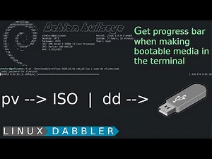 Creating bootable USB sticks with dd.... Now with progress bars!!!