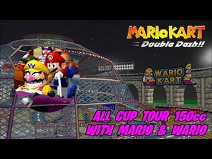 Mario Kart: Double Dash!! - All Cup Tour 150cc With Mario & Wario