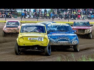 Poikkinaintiajot Jokkis Folk Car Race in Pello Lapland Finland - jokamiehenluokka Kittisvaara