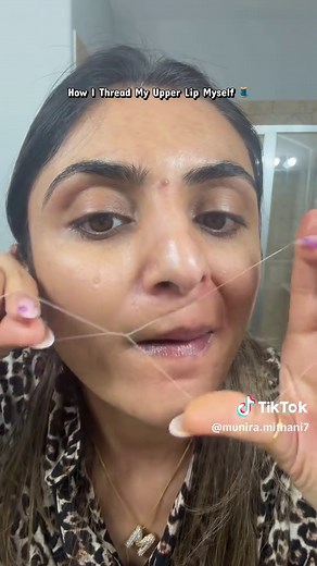 How to Thread Your Upper Lip at Home