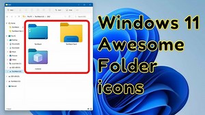 How to make custom Folder icons on Windows 11 - Customize Folder icons on Windows 11