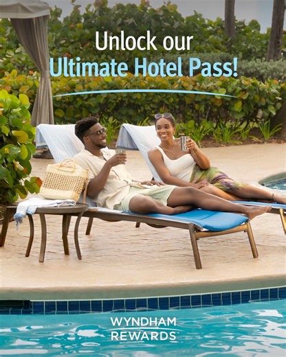We’re unlocking summer travel like never before with our Ultimate Hotel Pass! For the first time, 25 lucky members will score 30 nights of hotel stays for just $499*! Will you be one of them? Register for your chance to enjoy free nights all season long. *Plus tax. Restrictions apply. Registration ends 7/4. | Wyndham Rewards | Facebook