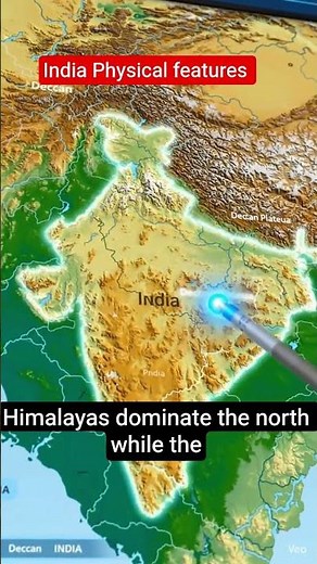 Physical features of India Explanation