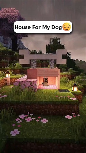 how to make in minecraft dog house #minecraftshorts #shorts