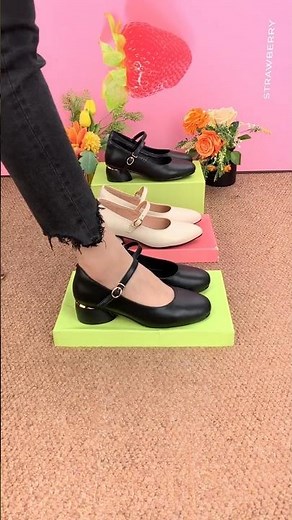 Elegant Unboxing Mary Jane Pumps #maryjane #heels #shortsfeed