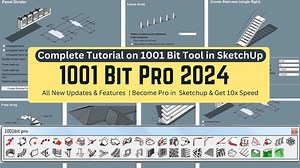 1001 BIT Tool Pro in SketchUp Complete Tutorial
