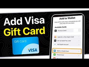 How to Add a VISA Gift Card to Apple Wallet (2026)