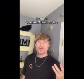 Funny Waiting Time Comparison: Girlfriend vs. Brother