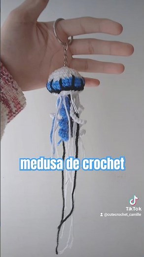 medusa de CROCHET🪼 #crochet #crochetlove #medusa #crochettutorial #tejercrochet