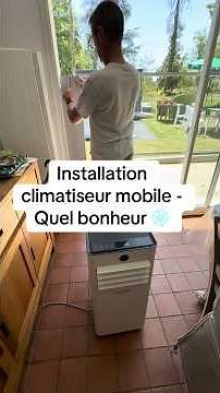 Installing a portable air conditioner - What a relief
