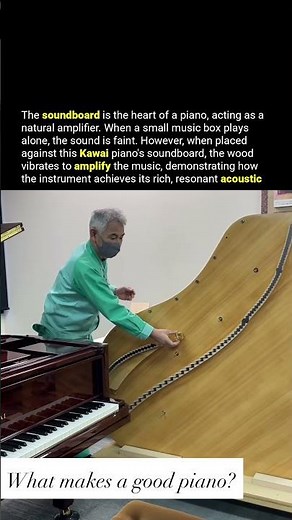 How a Piano Soundboard Works