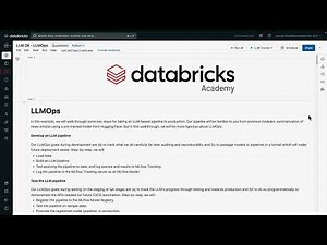 LLM Module 6: LLMOps | 6.7 Notebook Demo