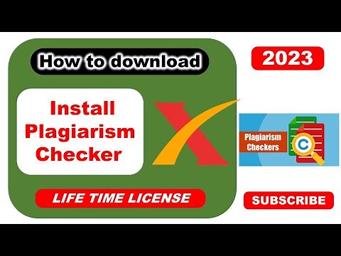 How to download & install Plagiarism Checker X | 100% free