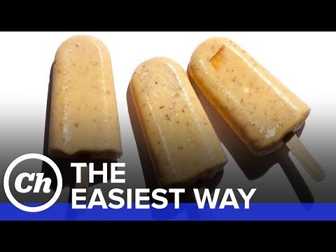 How to Make Easy Peaches 'n' Cream Ice Pops - The Easiest Way