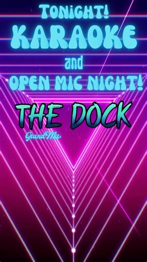 🎤🎶 Karaoke Open Mic Night! 🎶🎤 It’s time to grab the mic and hit the dock! Join us TONIGHT from 6–9PM at The Dock at Grand Mariner Restaurant and Marina for a night full of music, laughter, and local talent! Whether you’re a seasoned performer or just wanna sing your heart out, this is your stage. 🌊✨ 🎤 Hosted by Ella 🎶 Brought to you by GTS Entertainment 🍹 Great drinks • 🦐 Fresh seafood • ⚓ Waterfront vibes Bring your friends, grab a drink, and let’s make some noise at The Dock! #Karaoke