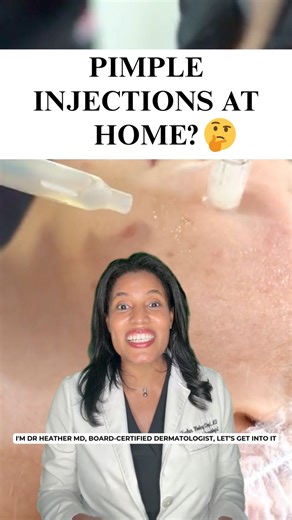 Heather Woolery-Lloyd, MD FAAD on Instagram: "💉 Imagine if you could inject your pimples at home. This might be the future of acne treatment. 🧪 Indomo is testing an at-home acne injection pen. 🌟 This Boston-based company was founded by veterans from Hims & Hers, Medtronic, and Starface. ✨ The company’s lead investigational program is ClearPen, an at-home injectable pen designed to treat inflammatory acne lesions. 🏠 ClearPen is designed to allow patients to self-administer intradermal steroid