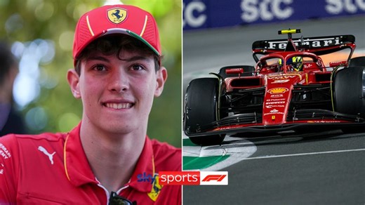 Andrea Kimi Antonelli, a 2025 contender to replace Lewis Hamilton at Mercedes, in first Formula 1 test