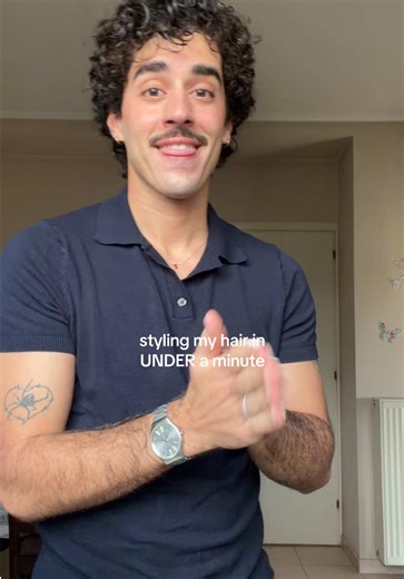 literally all you need is a leave in cream and air drying afterwards. I’m using the @Le Petit Marseillais organic argan oil intense nutrition *this is not sponsored btw*