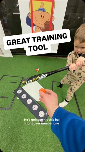 The Mav’s Mat has helped Waylon learn the strikezone & how to time up different pitches in different spots. Such a simple concept but it’s helped us a ton! #baseballtraining #baseball #hitting #hittingdrills #baseballcoach | Justin Fletcher