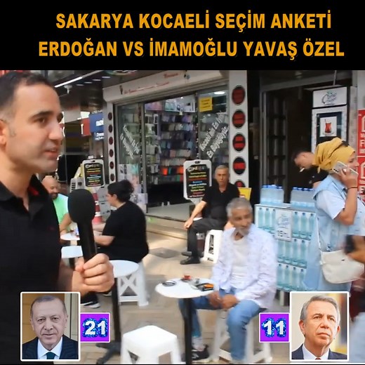 Sakarya Ve Kocaeli Dev Seçim Anketi Erdoğan vs İmamoğlu Yavaş Özel #reels #shorts #öneçıkar #seçim #anket | Halkın Sesi