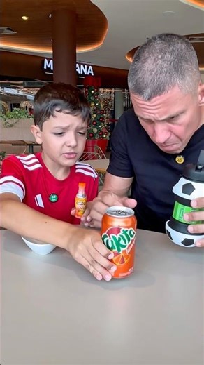 She took the boy's candies thinking they were soda. #shorts