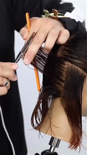 6K views · 969 reactions | Concave Layering is the technical move you need. By combing the hair over and overdirecting it to the center back, we cut against the natural head shape. This creates a collapsed layer and a scooped effect. | Matt Beck | Facebook