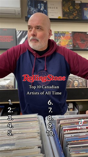 1.4M views · 4.4K reactions | Can Dad name the Top 10 Canadian Artists of All Time  #recordstore #albums #rightdad #top10 #challenge | Rocka-Buy Records - Oakham, Rutland | Facebook