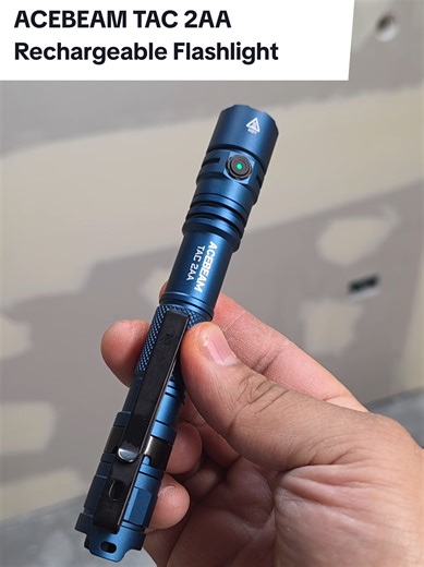 ACEBEAM TAC 2AA Flashlight Review: Bright & Compact