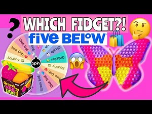 SPIN WHEEL DECIDES WHAT FIDGETS I BUY! 😱 Mystery Fidget Shopping Challenge! 🔮