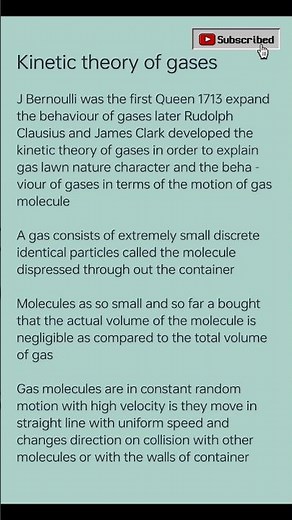 Kinetic theory of gases