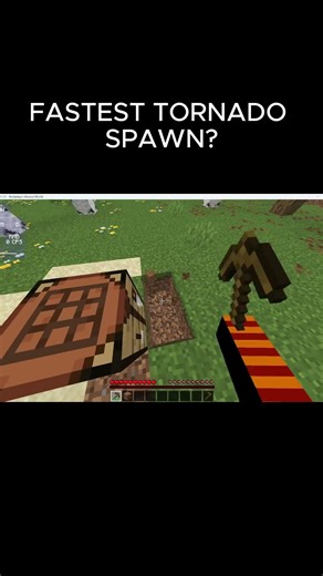 Fastest tornado spawn!? #tornado #edit #minecraft #viral