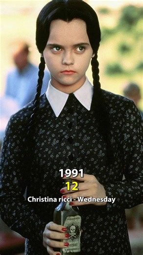 The Addams family(1991-2026) - then and now | #theaddamsfamilytvseries #evolution #wednesday #shorts