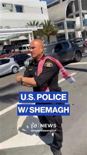 🇯🇴 ⚽ US police wears Jordanian Shemagh in World Cup festivities