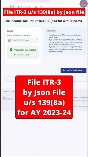 File ITR 3 u/s 139 8a for the A.Y. 2023-24 | Updated ITR U Filing ITR-3 | Updated Return ITR 3 File