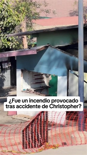 ¿Fue intencional el incendio en la escuela donde se accidentó Christopher?