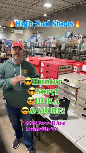 🔥High-End Shoes🔥 Warehouse Sale Saturday, November 15th from 8am-4pm🎉 Sunday, November 16th from 11am-4pm🎉 We’ve got the premium shoes!! 😎Hunter Boots 😎Sorel 😎HOKA 😎Birkenstock 😎& MORE! First come first serve! 📍3332 Powell Ave Nashville TN 37204 | FH Liquidation