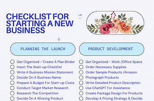 New Business Startup Checklist Printable | Small Business Planner Template | Entrepreneur Guide Digital Download PDF - Etsy Canada