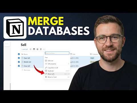How to merge Notion databases with each other (Step By Step 2026)