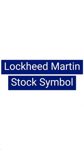 Lockheed Martin Stock Symbol #stocksandshares #lmt #lockheedmartin