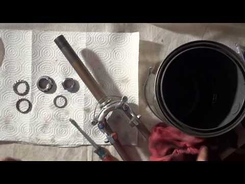 How To Overhaul Bike Headset - Remove/Clean/Install New Bearings