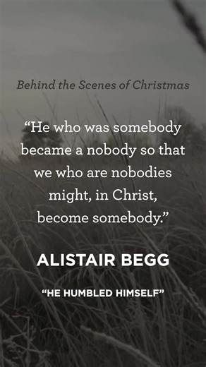 In this series, Alistair Begg draws from four key New Testament passages to take us behind the scenes of the familiar Christmas story. Listen now. | Truth For Life with Alistair Begg