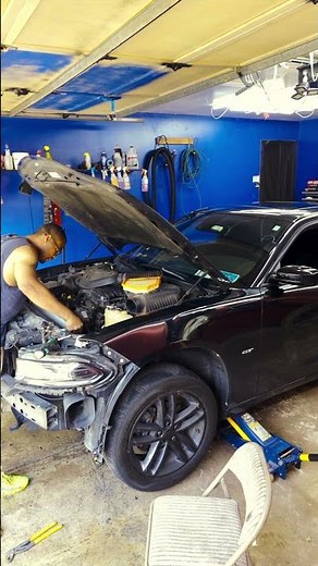 Dodge charger radiator replacement 🧑‍🔧 everybody got a shot no matter your background 🎥