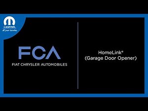 HomeLink® (Garage Door Opener) | How-To | 2027 Chrysler, Dodge, Jeep, Ram & Fiat Vehicles